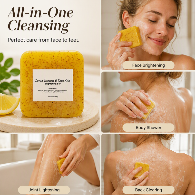 Lemon Turmeric Kojic Acid Soap