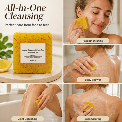 Lemon Turmeric Kojic Acid Soap