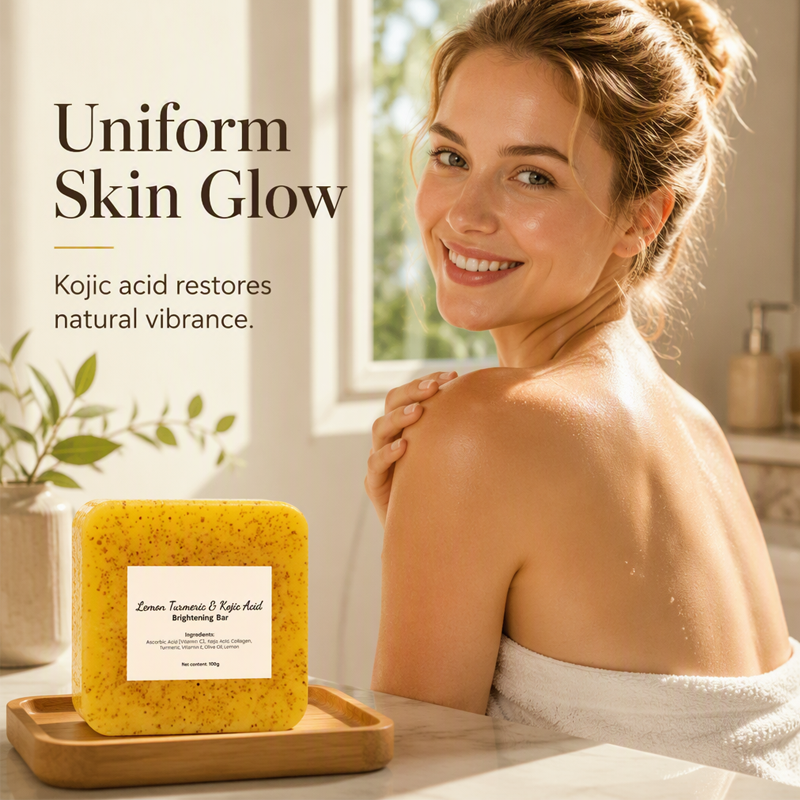 Lemon Turmeric Kojic Acid Soap