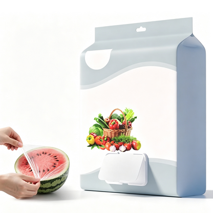 💰UP TO 50% OFF!🍲🔄 No more plastic wrap fights — these stretch-fit covers seal any bowl instantly. Fits round, square, even odd shapes. BPA-free, microwave-safe, and keeps food fresh longer. ⏳
