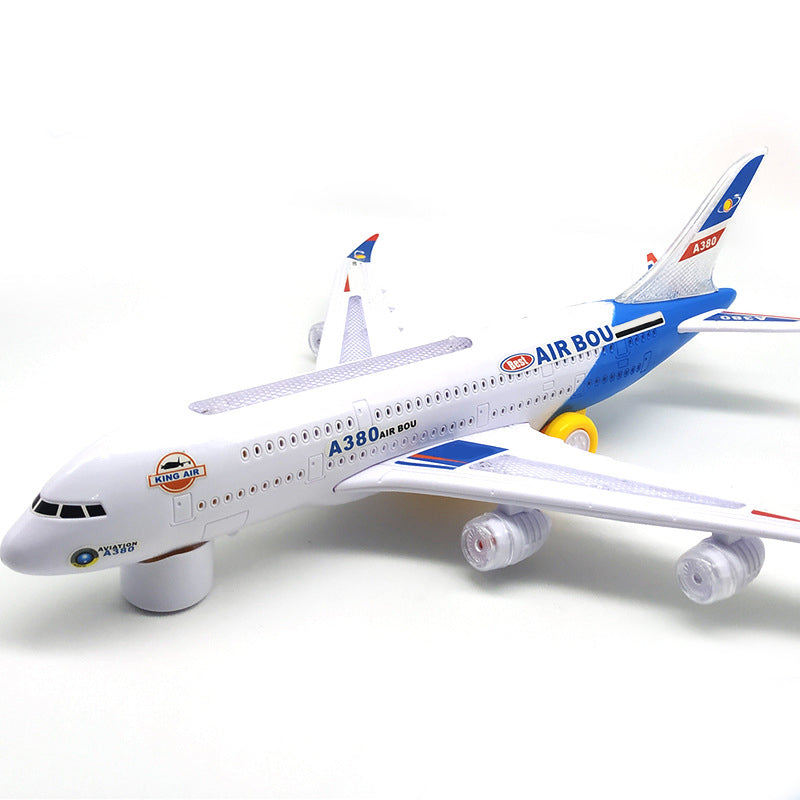 🥳2026 HOT SALE🥳💞50K+ SOLD! ✈️🎁 Electric Model Aircraft – bump-and-go action, LED lights & music. Sturdy & safe for ages 3+. A gift that sparks imagination & keeps grandkids entertained for hours! 🧒✨