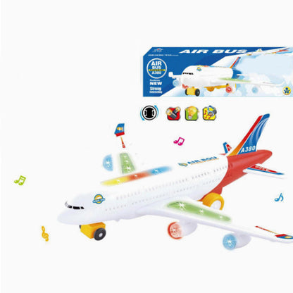 🥳2026 HOT SALE🥳💞50K+ SOLD! ✈️🎁 Electric Model Aircraft – bump-and-go action, LED lights & music. Sturdy & safe for ages 3+. A gift that sparks imagination & keeps grandkids entertained for hours! 🧒✨
