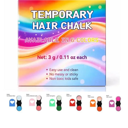 Temporary Hair Chalk Set for Girls