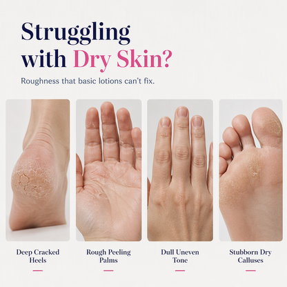 🔥50% OFF! Moisturizing Foot Mask for Dry Cracked Feet – Deep Hydration & Exfoliation for Baby-Soft Skin! 🦶✨