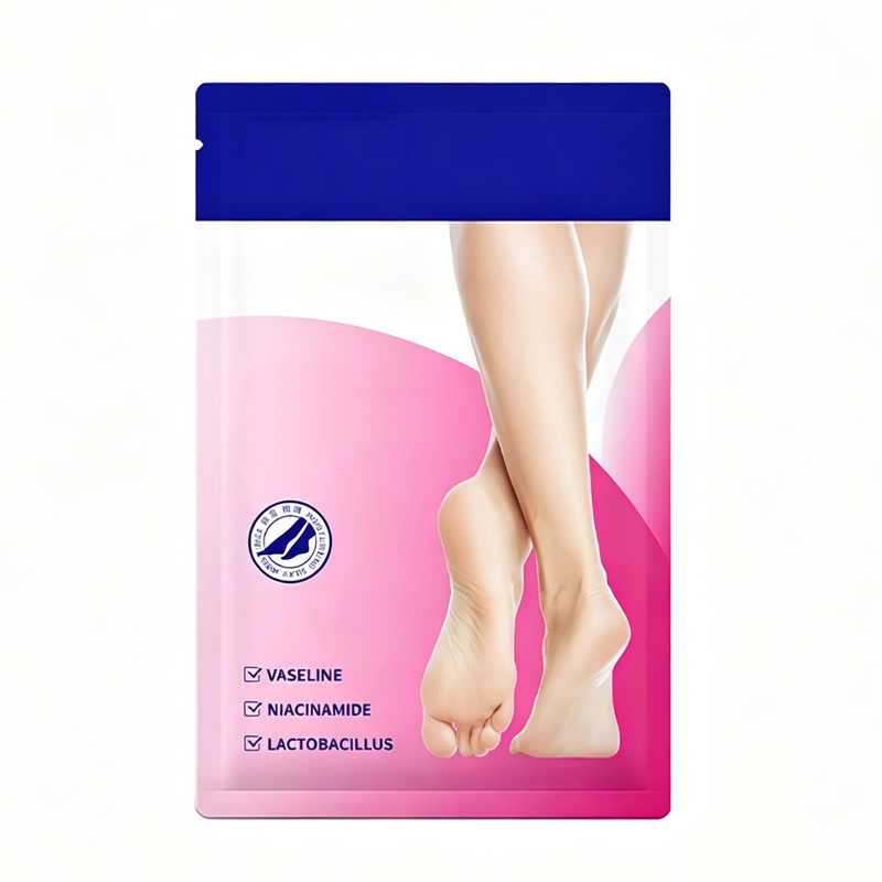 🔥50% OFF! Moisturizing Foot Mask for Dry Cracked Feet – Deep Hydration & Exfoliation for Baby-Soft Skin! 🦶✨