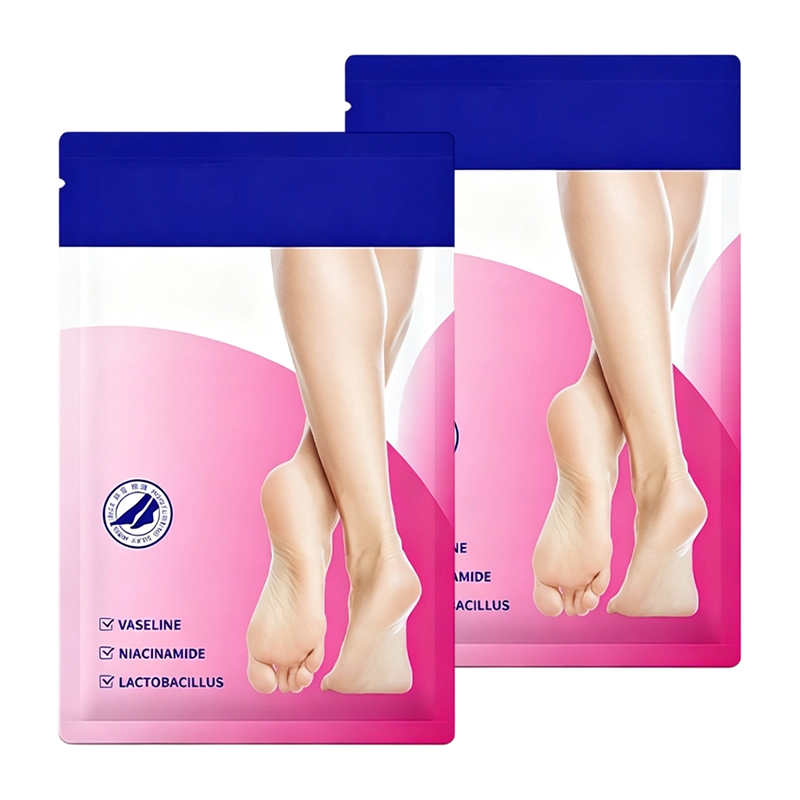 🔥50% OFF! Moisturizing Foot Mask for Dry Cracked Feet – Deep Hydration & Exfoliation for Baby-Soft Skin! 🦶✨