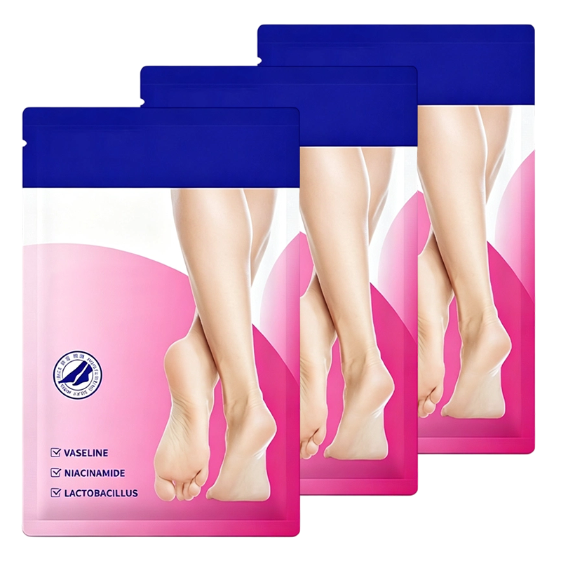 🔥50% OFF! Moisturizing Foot Mask for Dry Cracked Feet – Deep Hydration & Exfoliation for Baby-Soft Skin! 🦶✨