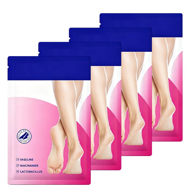 🔥50% OFF! Moisturizing Foot Mask for Dry Cracked Feet – Deep Hydration & Exfoliation for Baby-Soft Skin! 🦶✨