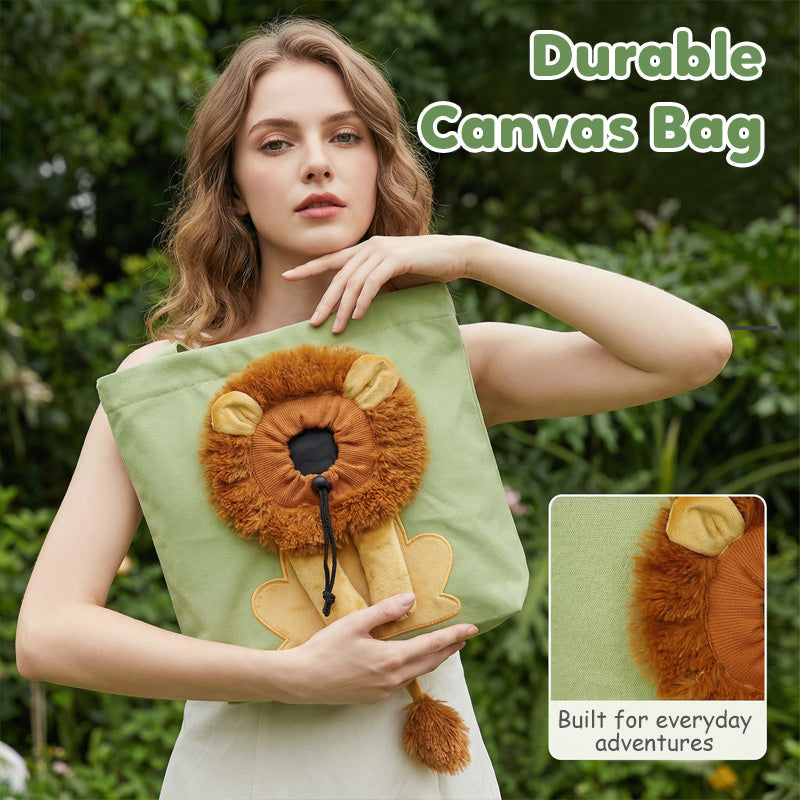 🥳HOT SALE🥳💞10K+ SOLD! Pet Carrier Bag – From £13.99! Head-out portal, lion mane design & durable canvas. Travel in style – grab yours! ✅