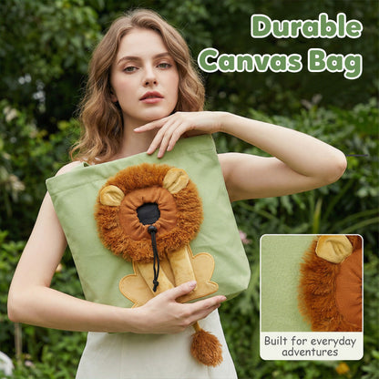 🥳HOT SALE🥳💞10K+ SOLD! Pet Carrier Bag – From £13.99! Head-out portal, lion mane design & durable canvas. Travel in style – grab yours! ✅