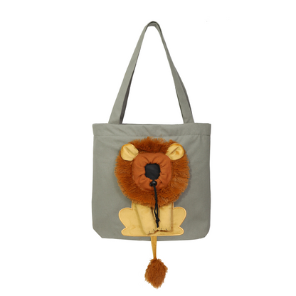 🥳HOT SALE🥳💞10K+ SOLD! Pet Carrier Bag – From £13.99! Head-out portal, lion mane design & durable canvas. Travel in style – grab yours! ✅