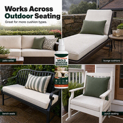 Limited-Time Offer⏰️Remove Cushion Mold Instantly! No-Scrub Gentle Patio Fabric Spray