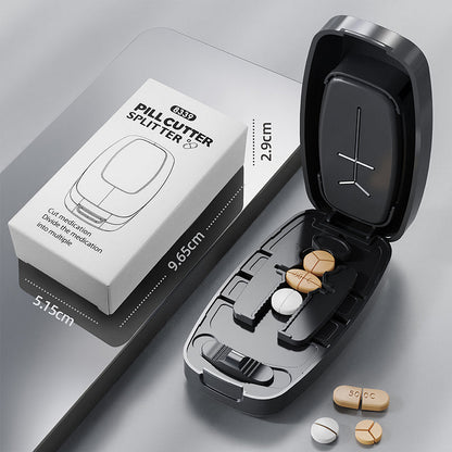 💊 LIMITED TIME 50% OFF! 🌟 Portable Pill Cutter Splitter – Precise Quartering Control, Travel-Ready Design & Safer Covered Blade ✂️✨