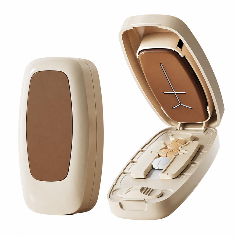 💊 LIMITED TIME 50% OFF! 🌟 Portable Pill Cutter Splitter – Precise Quartering Control, Travel-Ready Design & Safer Covered Blade ✂️✨