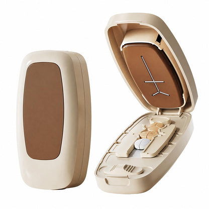💊 LIMITED TIME 50% OFF! 🌟 Portable Pill Cutter Splitter – Precise Quartering Control, Travel-Ready Design & Safer Covered Blade ✂️✨