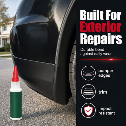 🥳2026 HOT SALE🥳💞50K+ SOLD! 🚗🔧 50% OFF! WORTHBOOTH Bumper Repair Adhesive – Precision nozzle for trim, edge & gap repairs. White formula blends with most bumpers. lowest price online! 🛡️✨