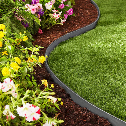 🌿 50% OFF NOW! 🏡 No-Dig Landscape Edging – 10M Roll, Weather-Resistant & 30 Spikes – Clean, Clear Lawn Borders 🛡️