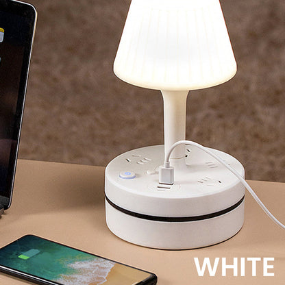 💡 Bedside Lamp with Charging Station – Light Up & Power Up Your Nightstand 🔌