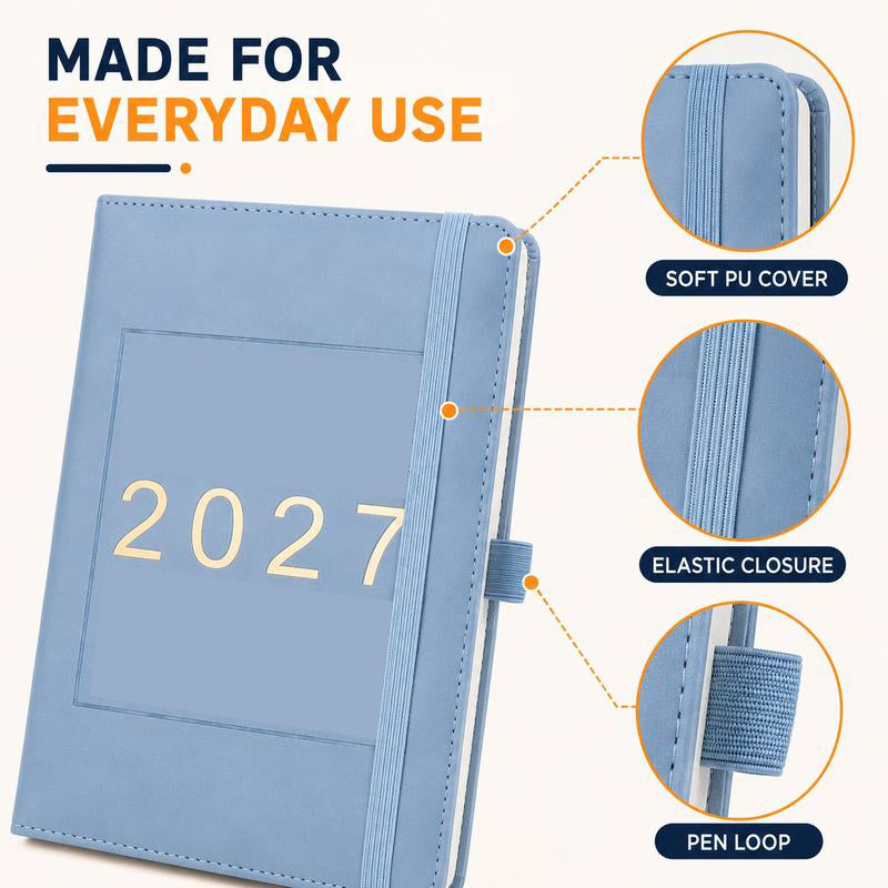 📅 50% OFF NOW! 📓 2027 Calendar Notebook – A5, one day per sheet, date-marked – Ideal for daily logs & future reference ✨