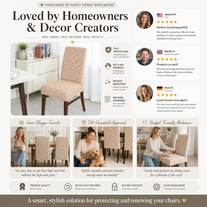 Universal Stretch Chair Seat Covers