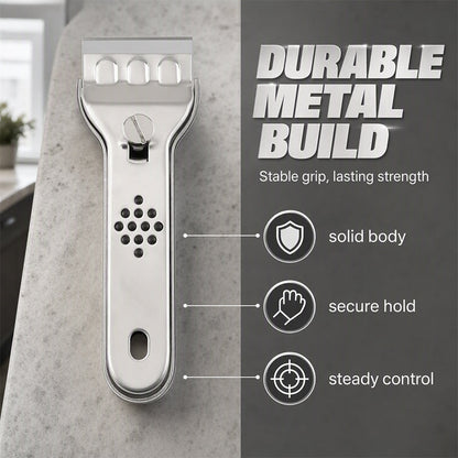 Stainless Steel Cooktop Scraper
