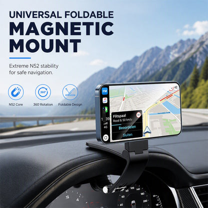 Universal Folding Magnetic Car Phone Mount