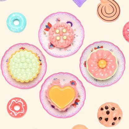 🔥HOT SALE 50% OFF! 🦄☕️ Tea parties are serious business — 17 desserts, 4 cups, a teapot, and a rainbow castle. Safe, non-toxic, and portable. Let the imagination pour. ✨