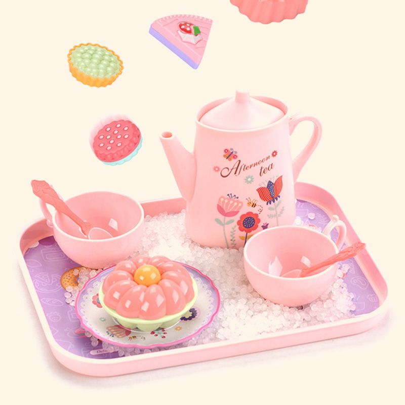 🔥HOT SALE 50% OFF! 🦄☕️ Tea parties are serious business — 17 desserts, 4 cups, a teapot, and a rainbow castle. Safe, non-toxic, and portable. Let the imagination pour. ✨