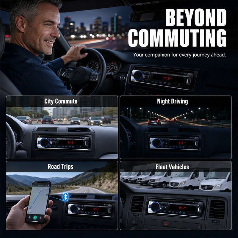 💥 Can’t-Miss Deal 🎵🚗Bluetooth 5.0 Car Radio with Dual USB & Hands-Free Calling