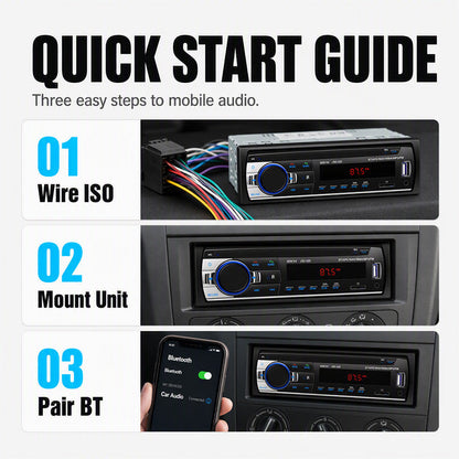 💥 Can’t-Miss Deal 🎵🚗Bluetooth 5.0 Car Radio with Dual USB & Hands-Free Calling