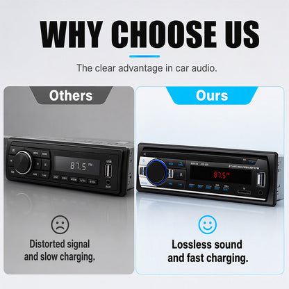 💥 Can’t-Miss Deal 🎵🚗Bluetooth 5.0 Car Radio with Dual USB & Hands-Free Calling
