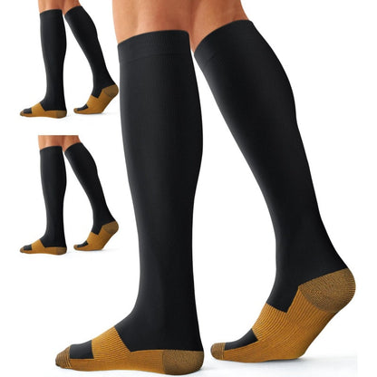 ⏳🔥LIMITED-TIME 50% OFF! ⏰Unisex Copper‑Infused Graduated Compression Socks ✨