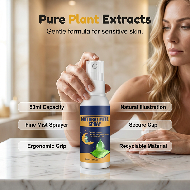 🥳HOT SALE!Natural Plant-Based Mite Removal Spray🌿✨