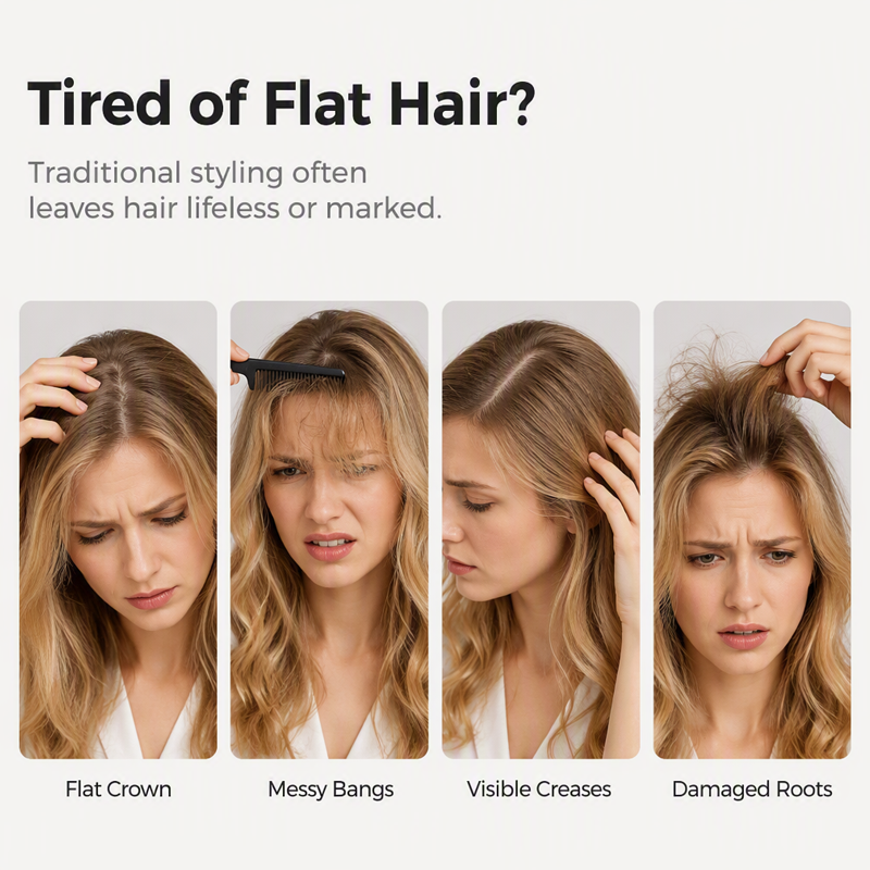 🔥Buy 1 Get 1 Free—50% Off for a Limited Time!!! A root-lifting clip specifically designed for thinning hair at the crown