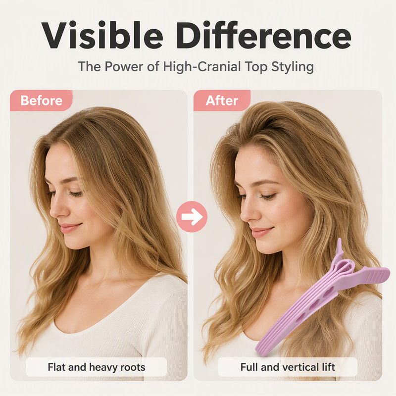 🔥Buy 1 Get 1 Free—50% Off for a Limited Time!!! A root-lifting clip specifically designed for thinning hair at the crown