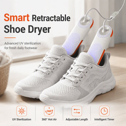 Retractable Electric Shoe Dryer with UV Sterilization