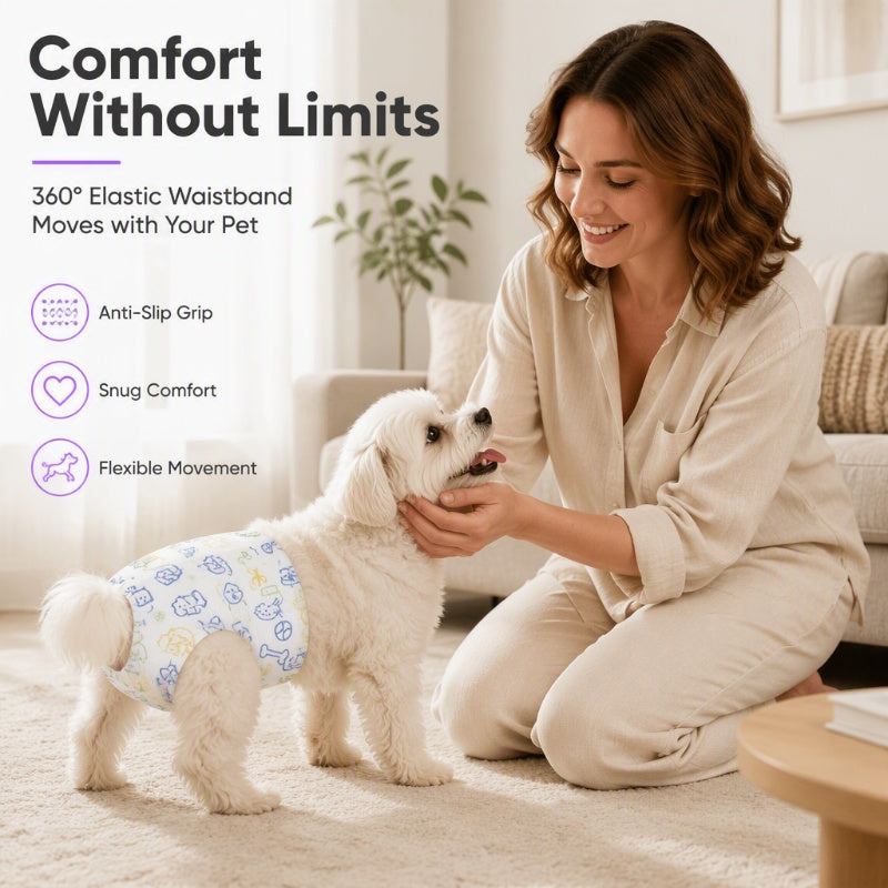 Ultra-Absorbent Breathable Disposable Pet Diapers