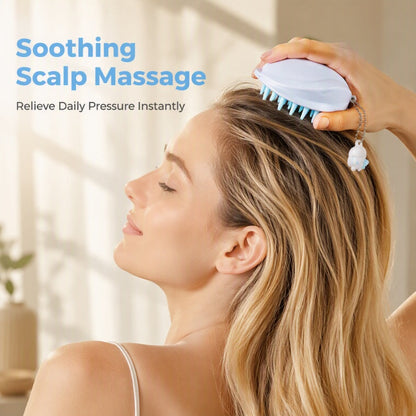 Silicone Scalp Massage Shampoo Brush
