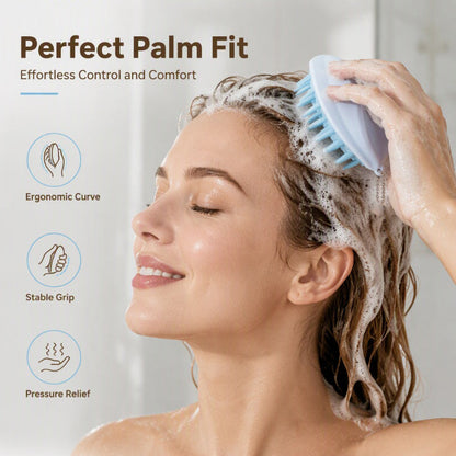 Silicone Scalp Massage Shampoo Brush