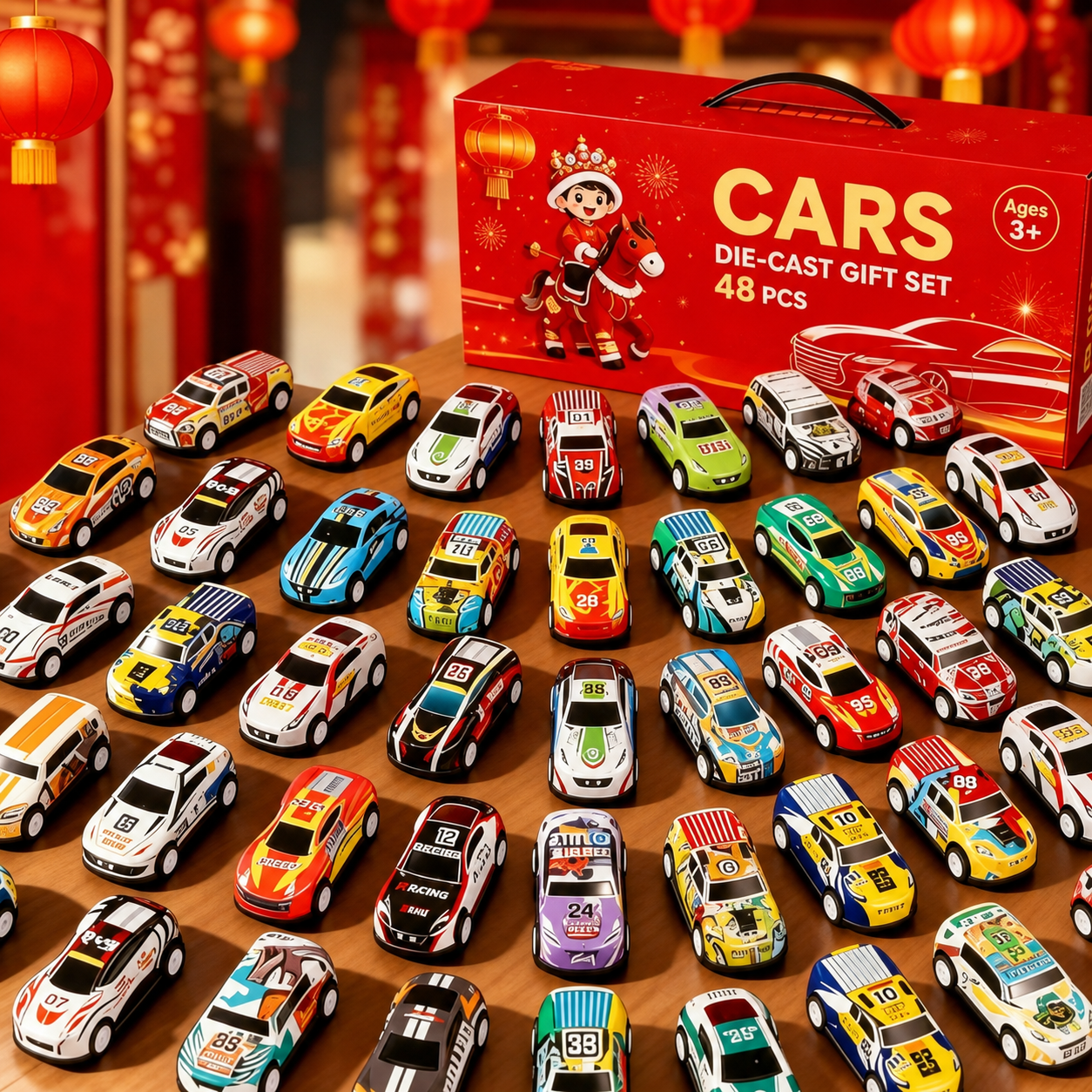 Foldable Toy Car Garage Play Set
