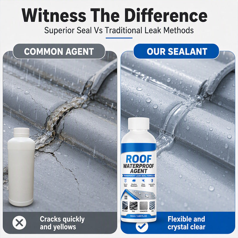Transparent Roof Waterproof Sealant with Brush