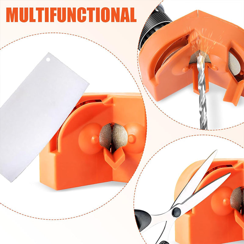 Portable Drill Bit Sharpener Grinding Tool for 2-16mm Bits