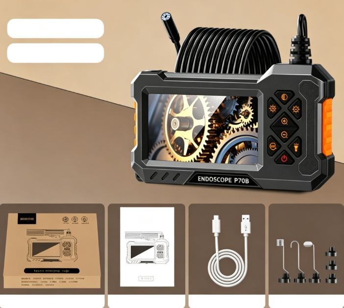 Waterproof & Handheld HD Industrial Endoscope