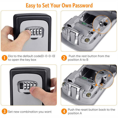 🔐 Save 50%! 🏠 Wall‑Mounted Key Lock Box – Secure, sturdy & easy access ✨