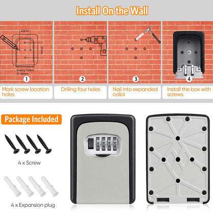 🔐 Save 50%! 🏠 Wall‑Mounted Key Lock Box – Secure, sturdy & easy access ✨