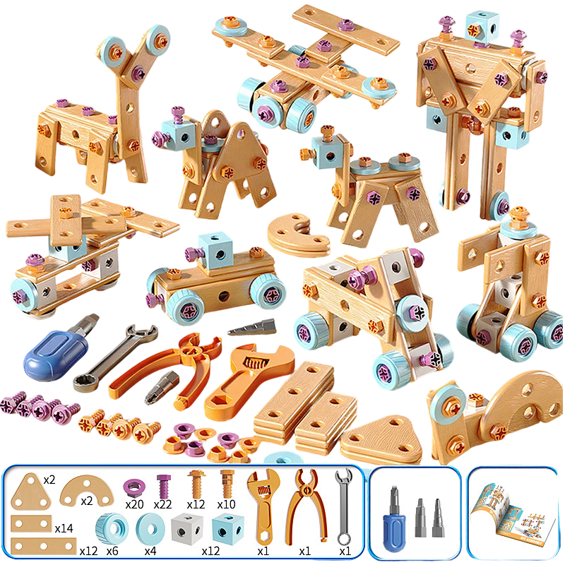 🔧 LIMITED‑TIME 50% OFF! ⚡Children's Educational DIY Toy Tool Kit – Electric Drill, Portable Storage Case ✨