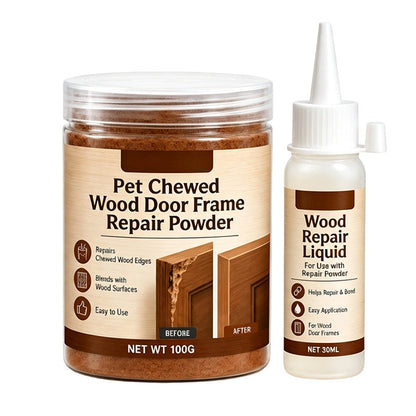 Pet Chewed Wood Door Frame Repair Kit