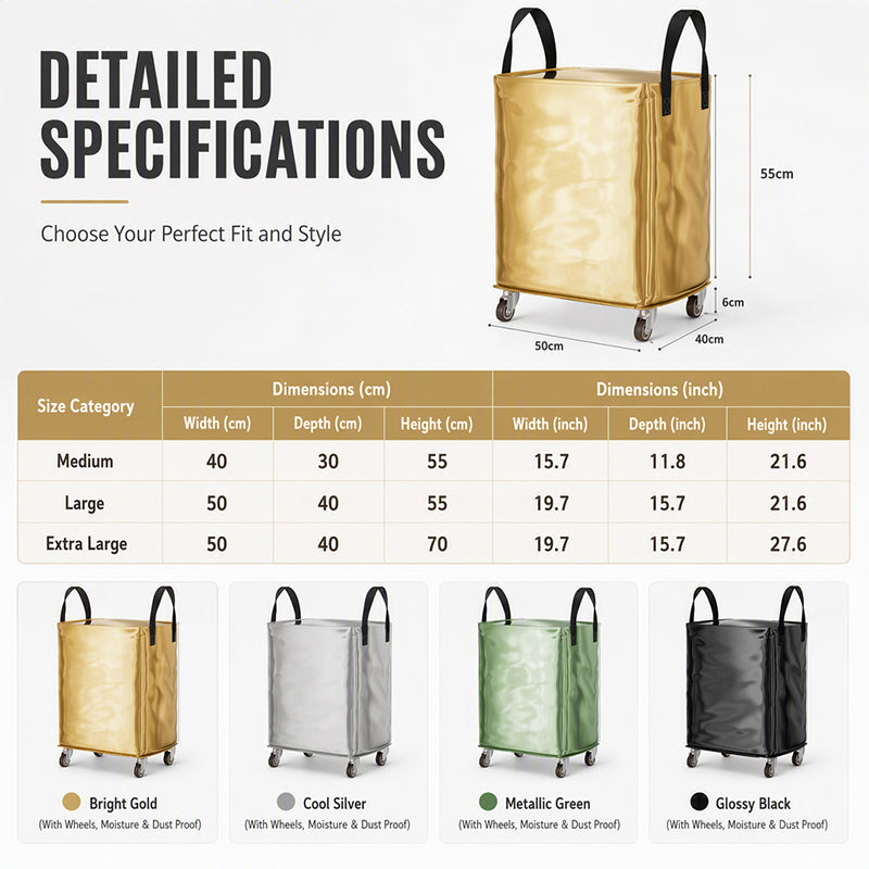 Large Waterproof Moving Bag with Wheels