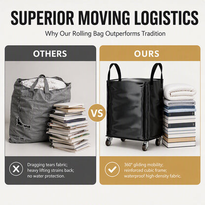 Large Waterproof Moving Bag with Wheels