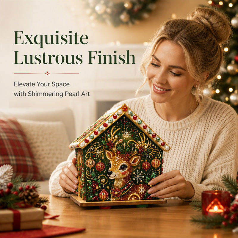 🎉 2026 Sale — Over 12,000 Sold!🎄 DIY 3D Pearl Christmas Art Kit‑Handmade Holiday Decoration Craft ✨